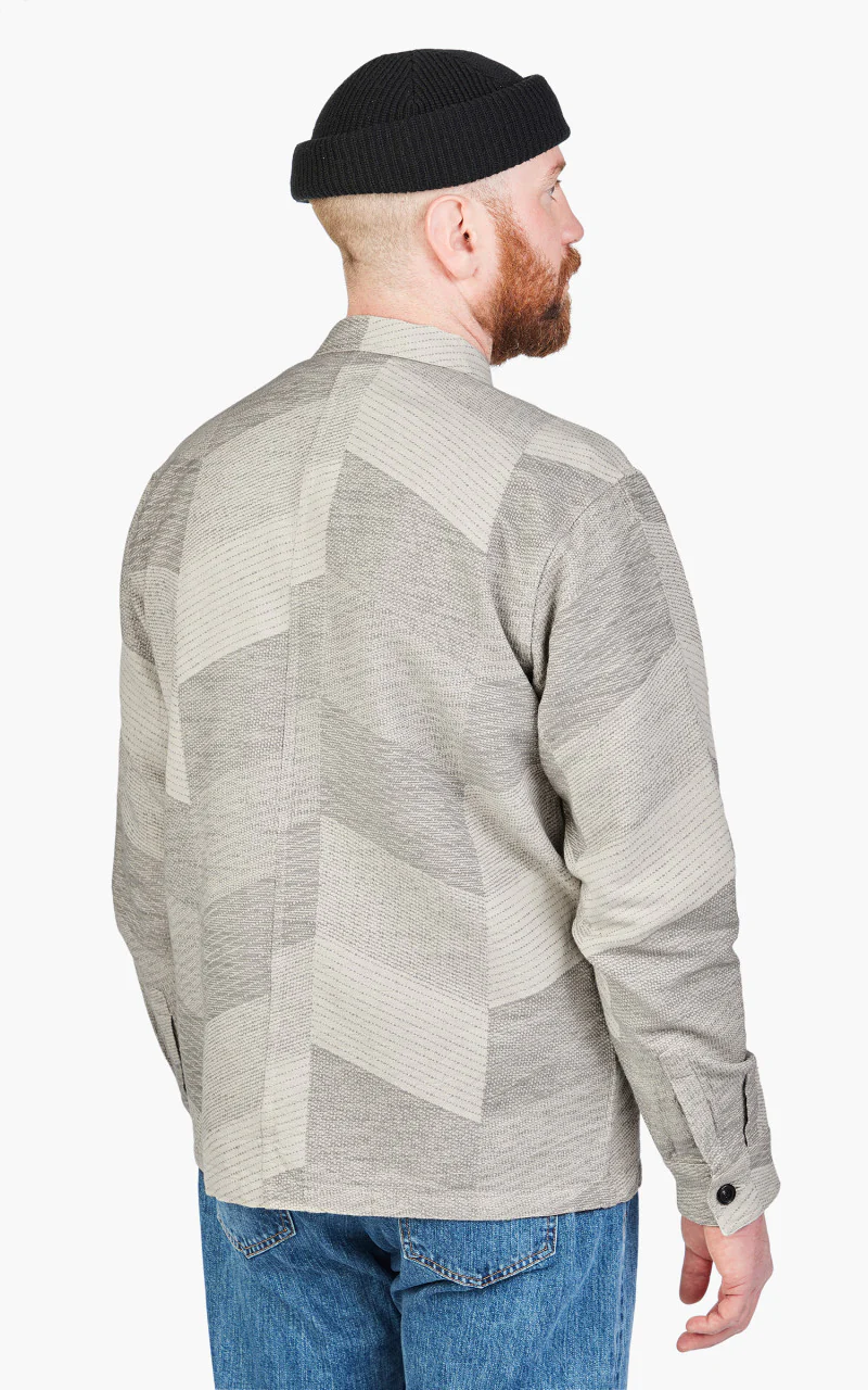 3sixteen Shop Jacket Ash Zig-Zag Jacquard - Image 6