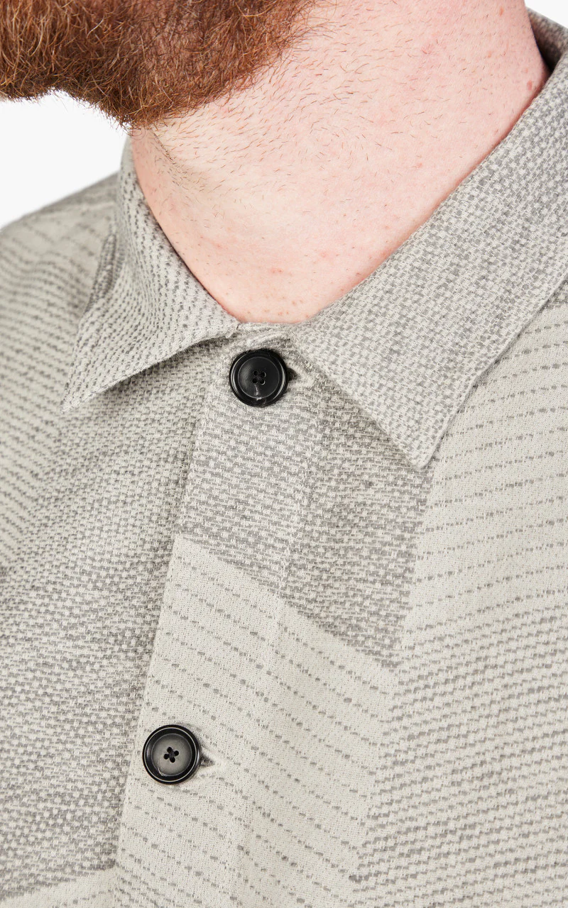3sixteen Shop Jacket Ash Zig-Zag Jacquard - Image 8