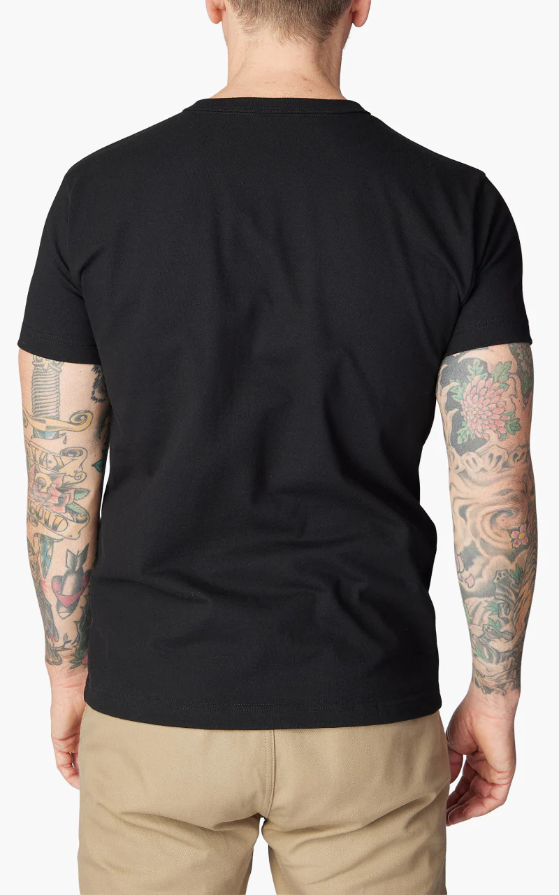 3sixteen Short Sleeve Henley Black - Image 6