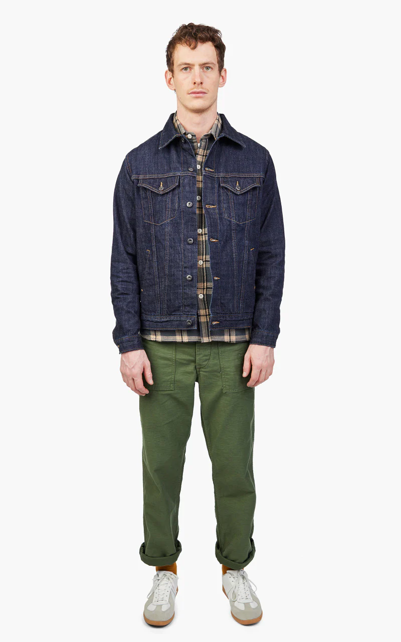 3sixteen Type 3S Denim Jacket Burkina Faso Selvedge Indigo - Image 2
