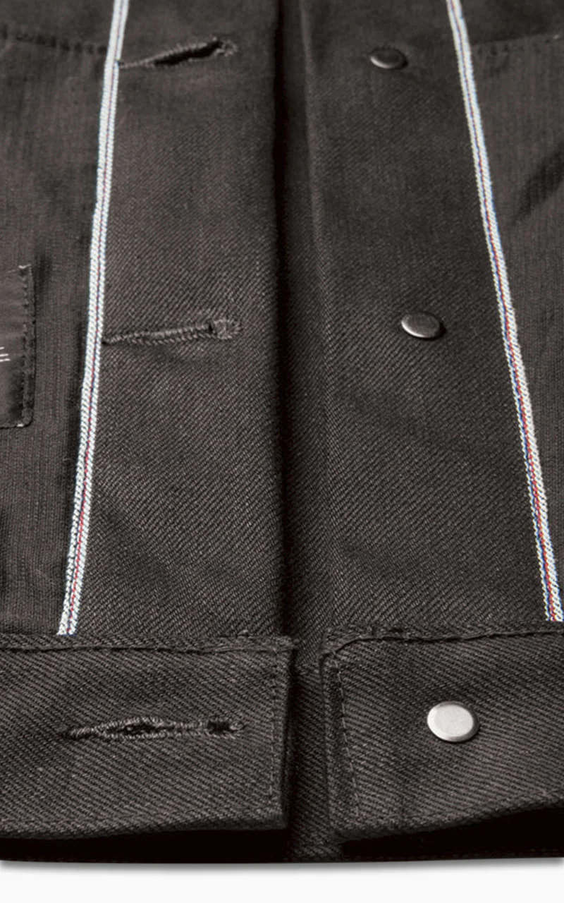 3sixteen Type 3S Denim Jacket Double Black 14.5oz - Image 12