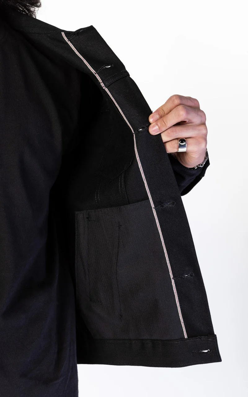 3sixteen Type 3S Denim Jacket Double Black 14.5oz - Image 14