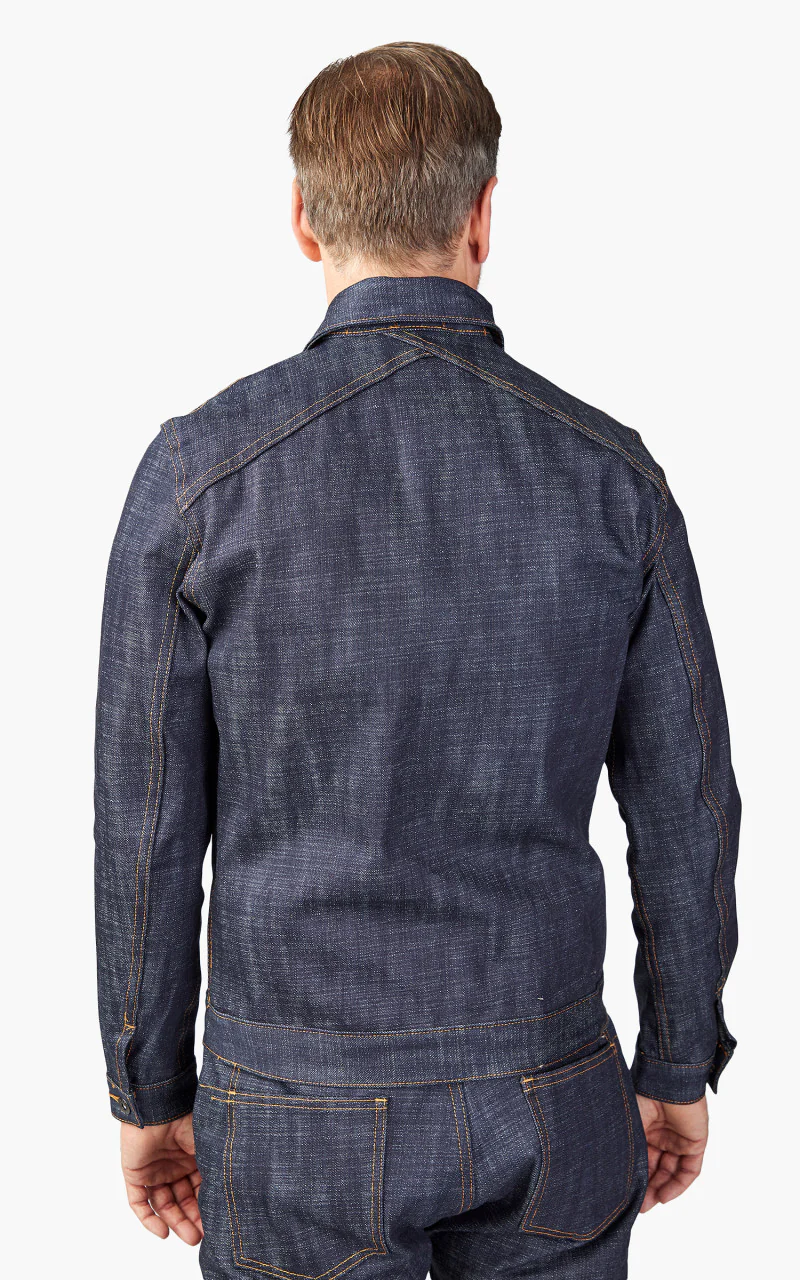 3sixteen Type 3S Denim Jacket Natural Indigo Selvedge 15.4oz - Image 10