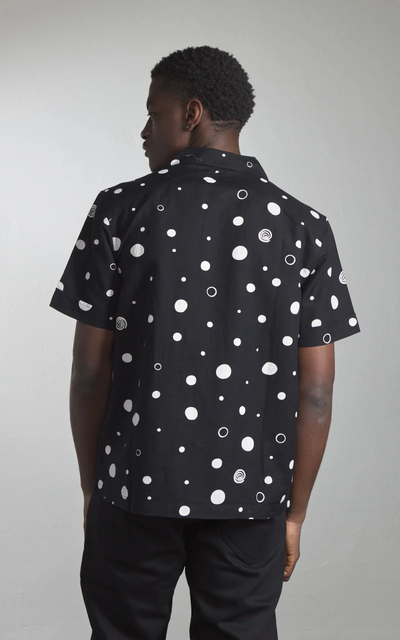 3sixteen Vacation Shirt Polka Dot Black - Image 4