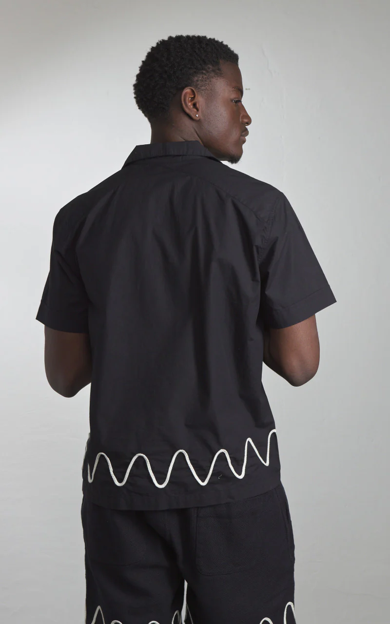 3sixteen Vacation Shirt Squiggle Black - Image 5