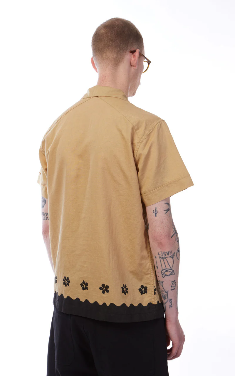 3sixteen Vacation Shirt Studio Floral Black/Tan - Image 6