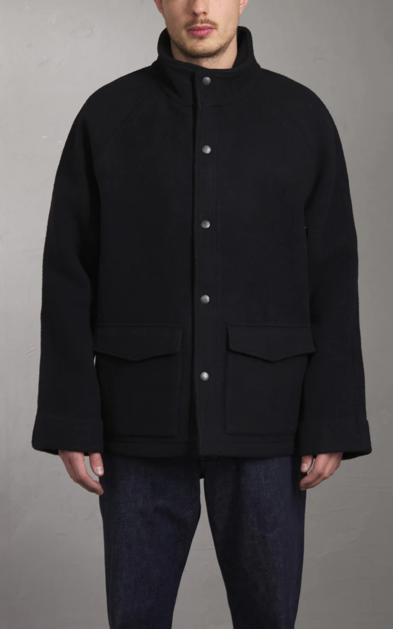 Welding Jacket Melton Wool Black - Image 2