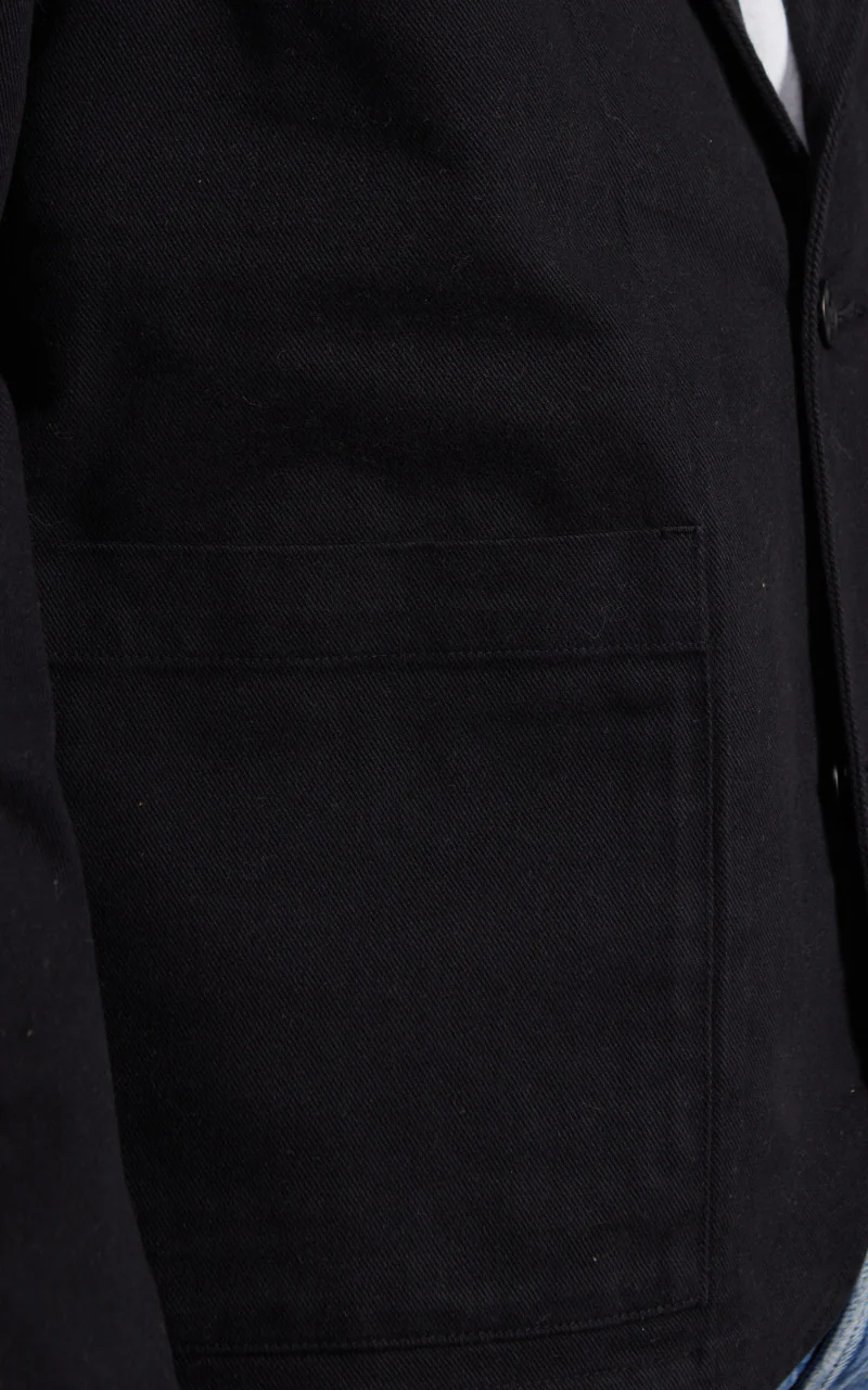 Work Blazer Twill Black - Image 5