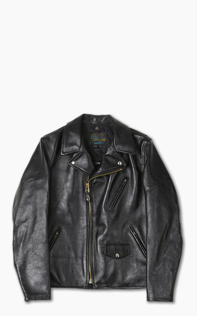 3sixteen x Schott NYC 519 Horsehide Perfecto Black
