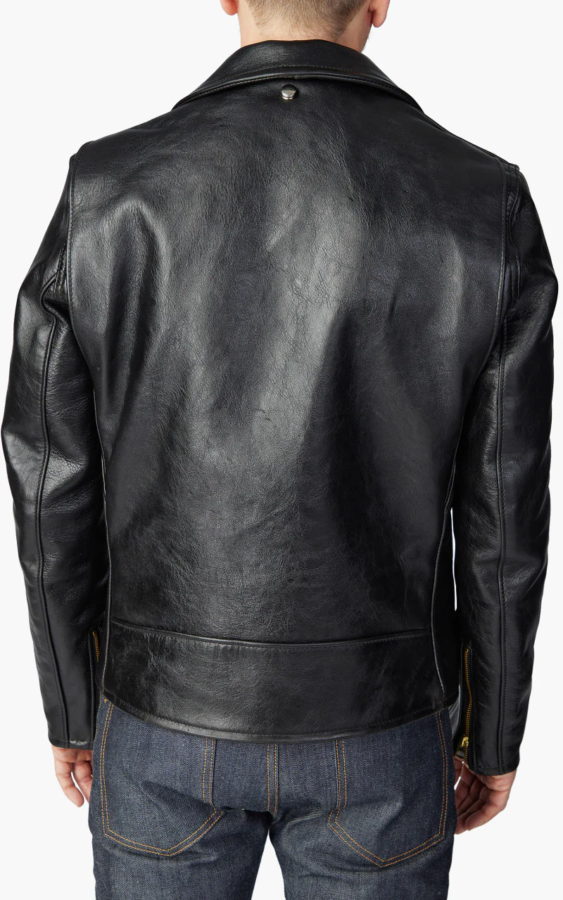 3sixteen x Schott NYC 519 Horsehide Perfecto Black - Image 9