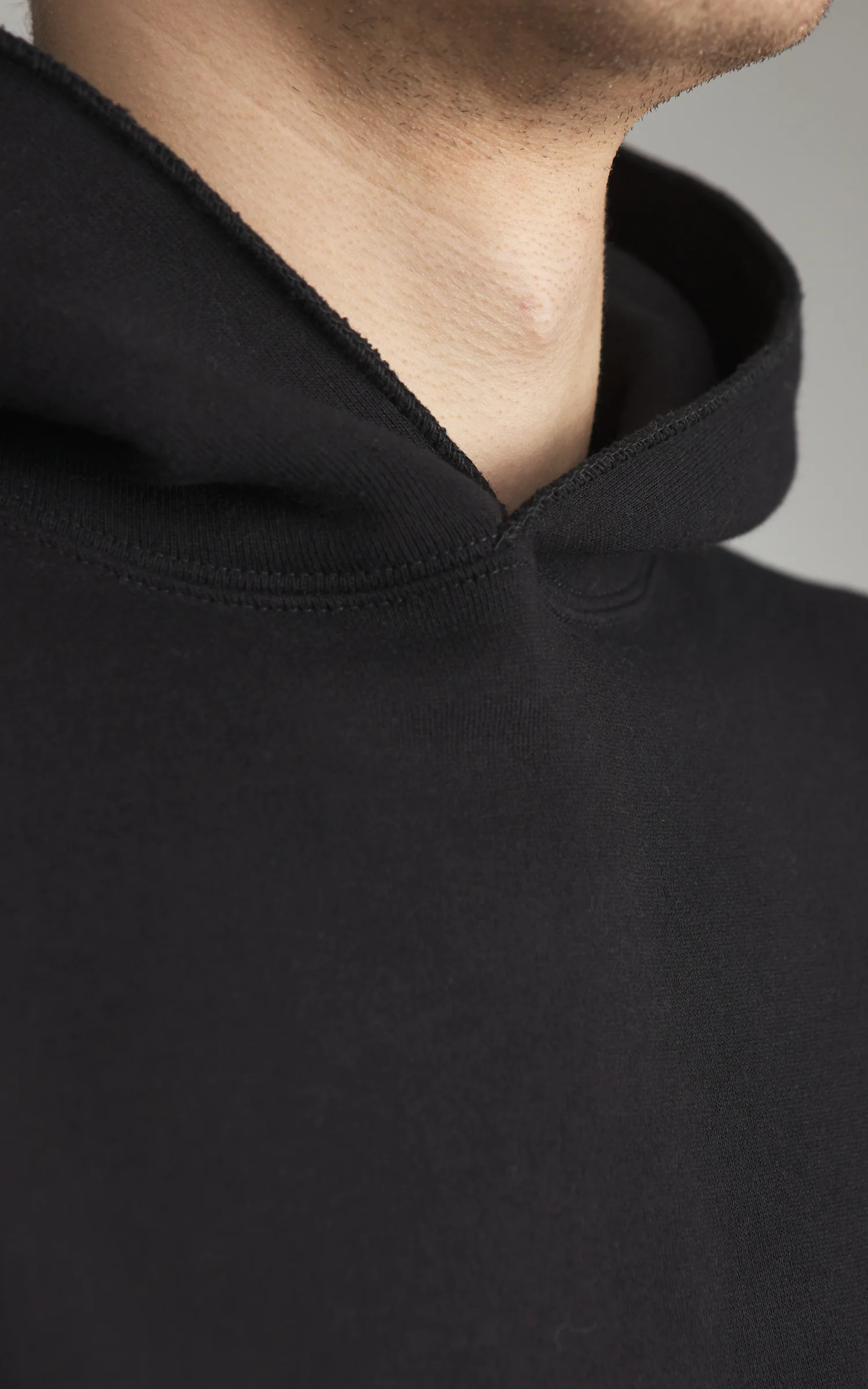A.G. Spalding & Bros Loopwheel Tube Fleece Side-Line Parka Black - Image 4