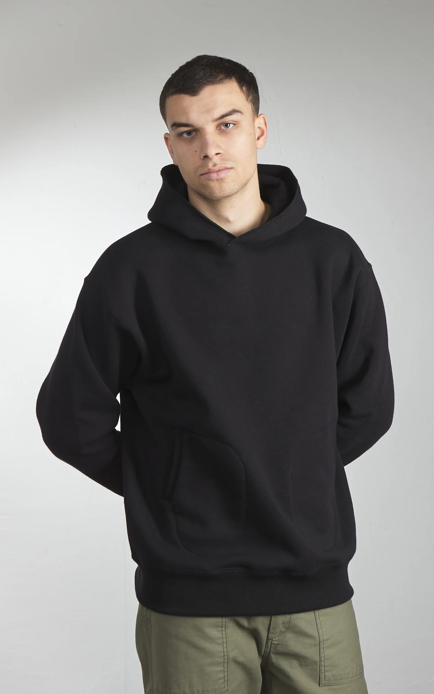 A.G. Spalding & Bros Loopwheel Tube Fleece Side-Line Parka Black - Image 5