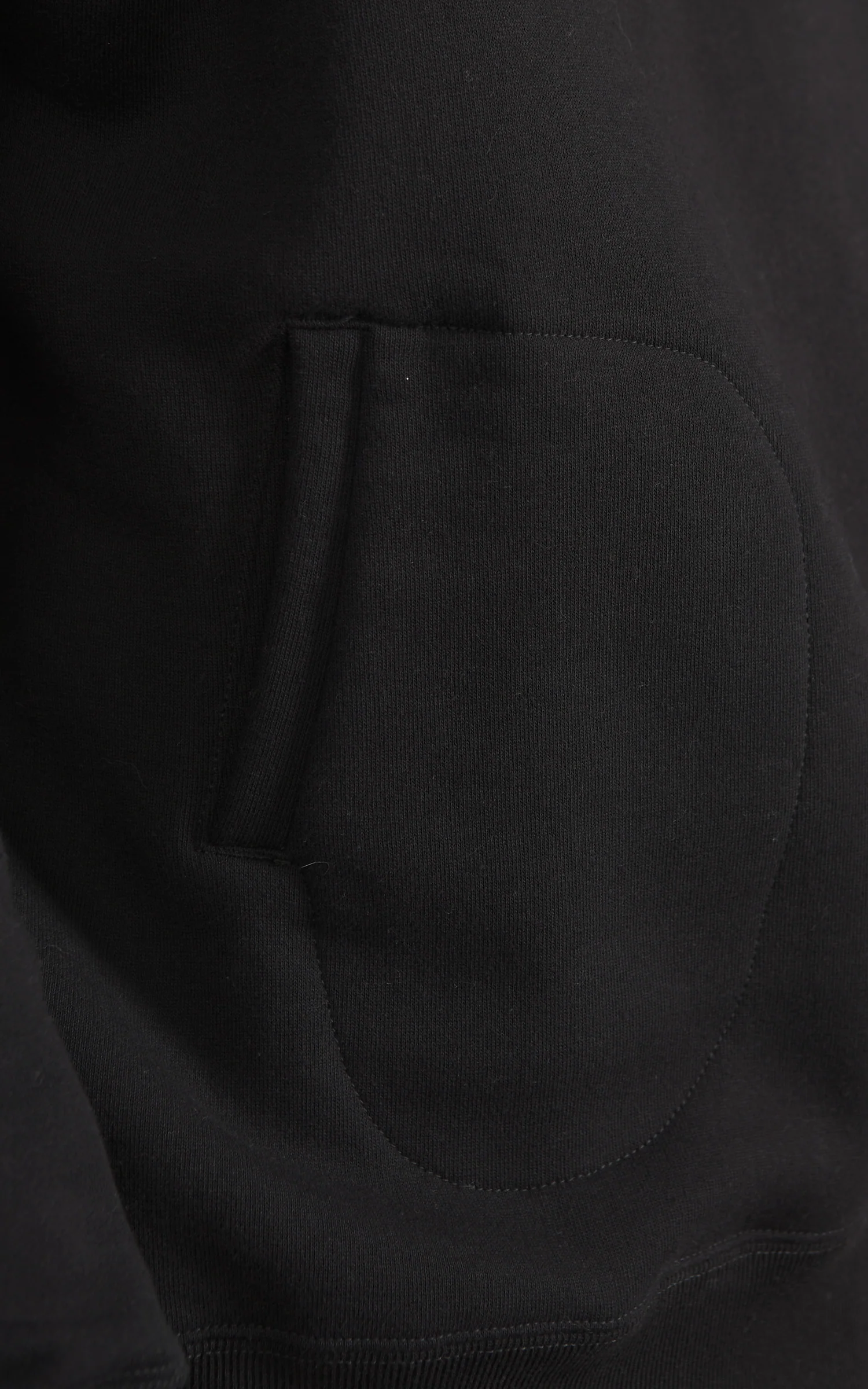 A.G. Spalding & Bros Loopwheel Tube Fleece Side-Line Parka Black - Image 6