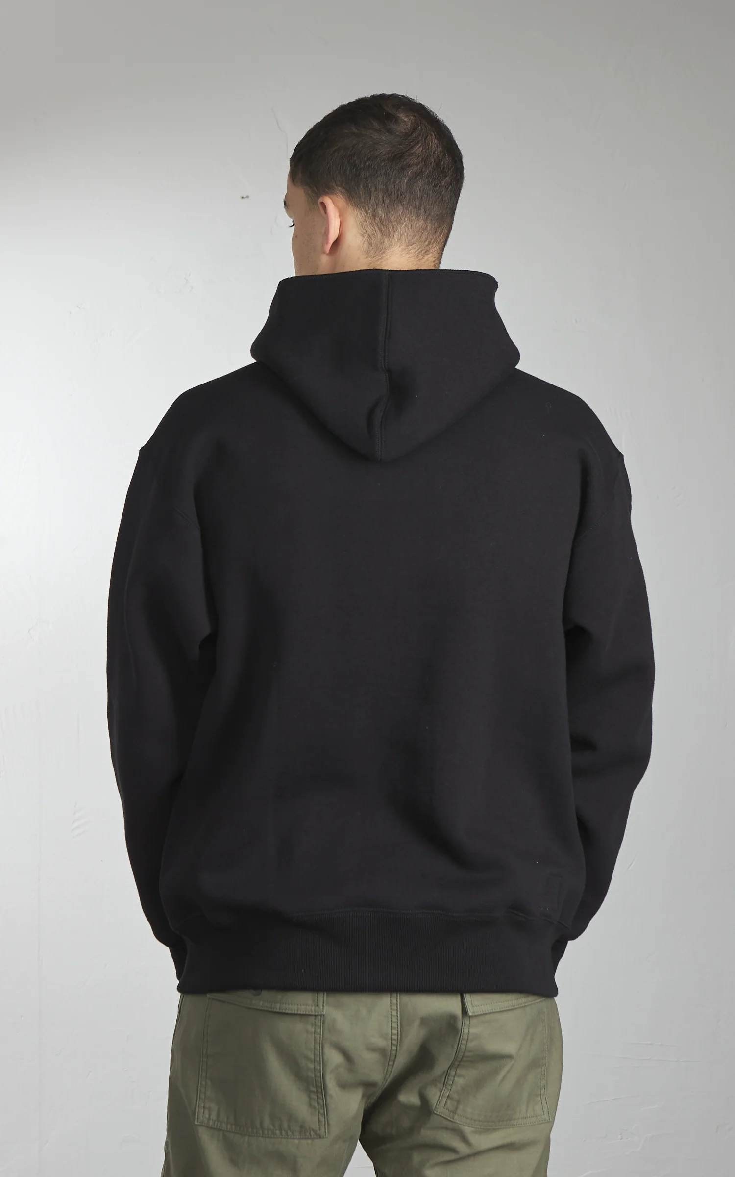 A.G. Spalding & Bros Loopwheel Tube Fleece Side-Line Parka Black - Image 7