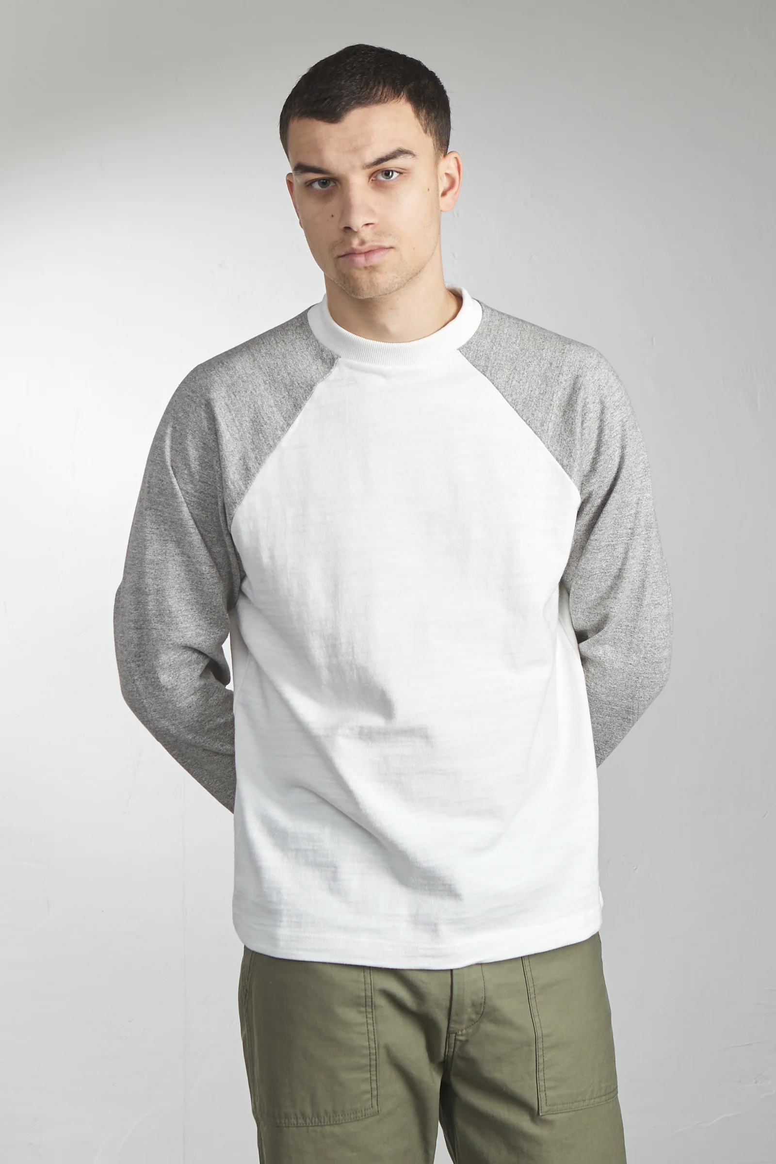 A.G. Spalding & Bros Three-Quarter Sleeve Baseball Tee White - Image 5