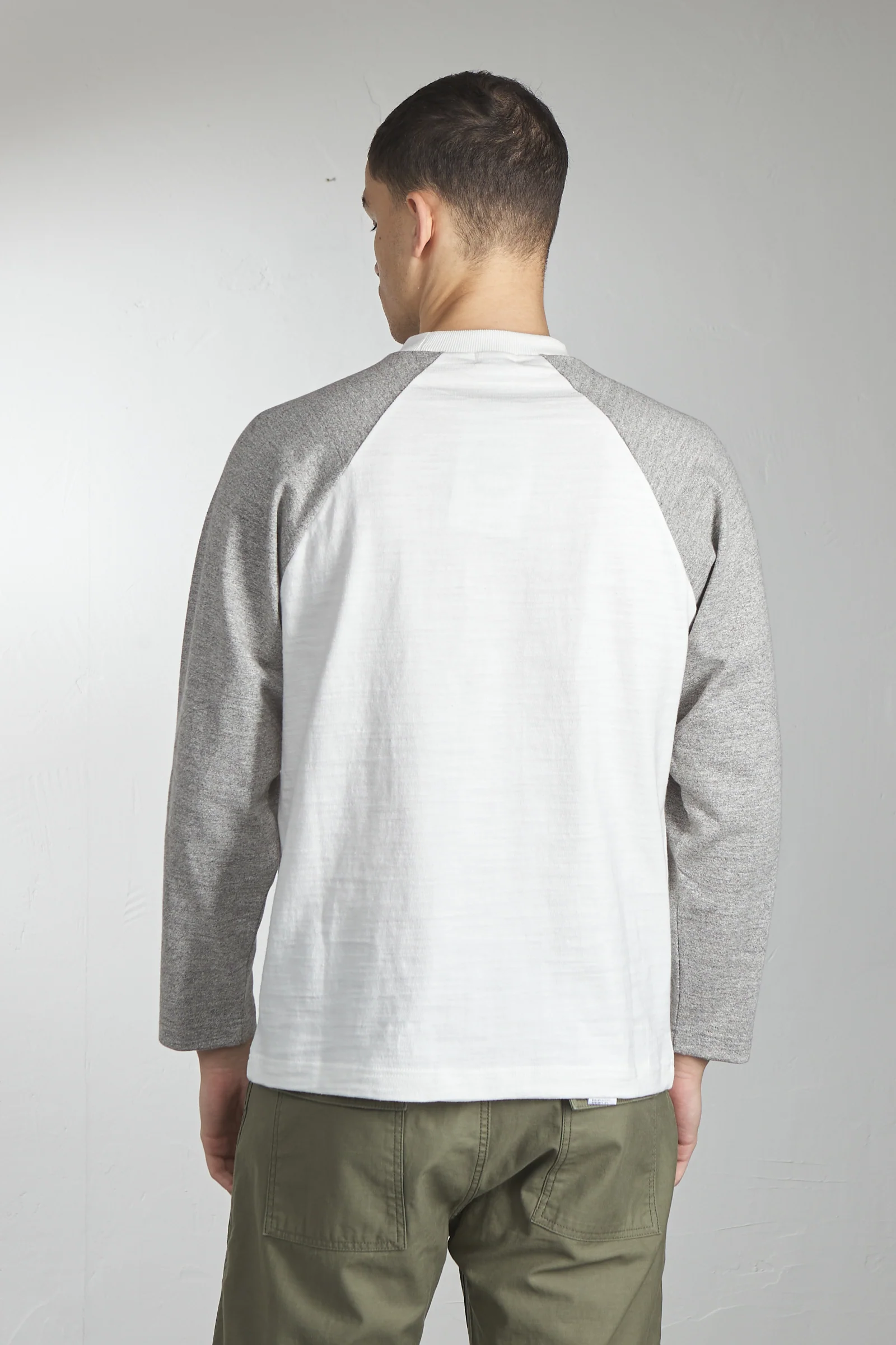 A.G. Spalding & Bros Three-Quarter Sleeve Baseball Tee White - Image 6