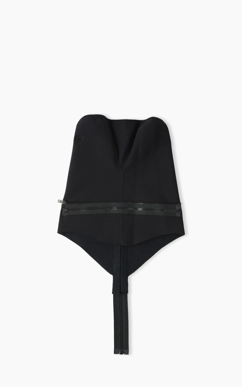 Acronym Next To Skin Modular Zippered Schoeller 3XDRY Neck Gaiter Black - Image 3