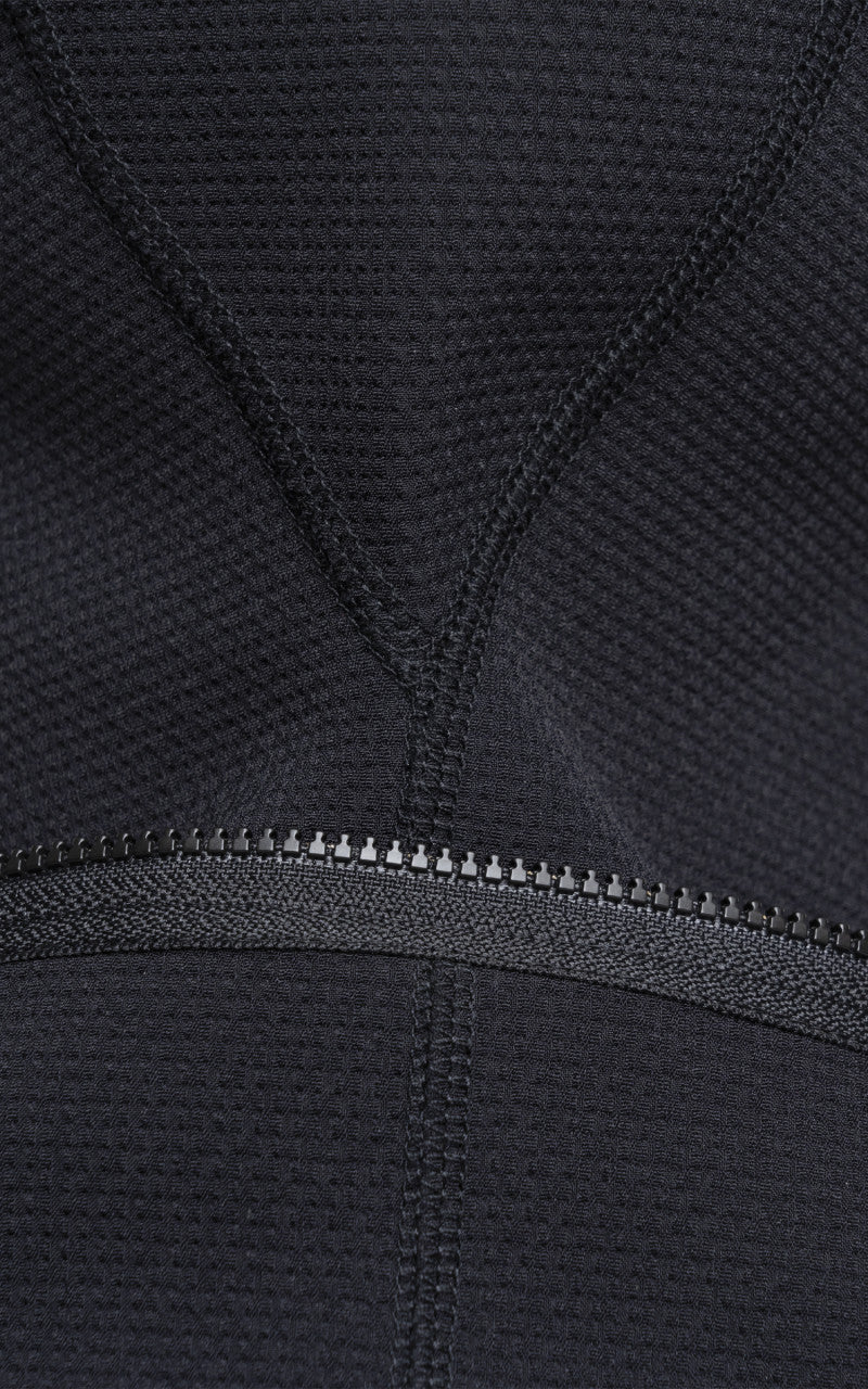 Acronym Next To Skin Modular Zippered Schoeller 3XDRY Neck Gaiter Black - Image 4