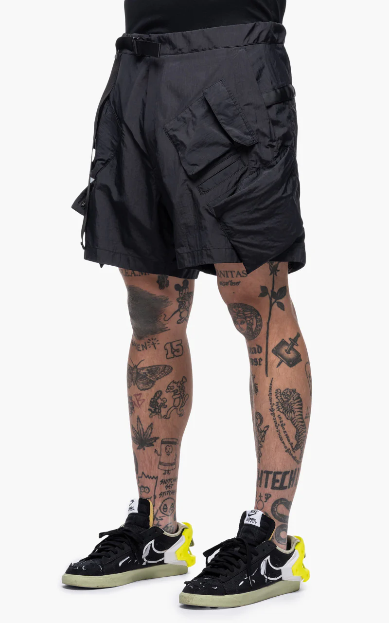 Acronym SP29K-M Nylon BDU Short Pant Black - Image 7