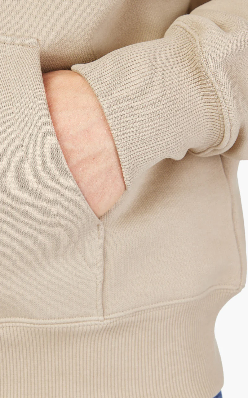 AMI Paris ADC Zipped Hoodie Champagne - Image 4