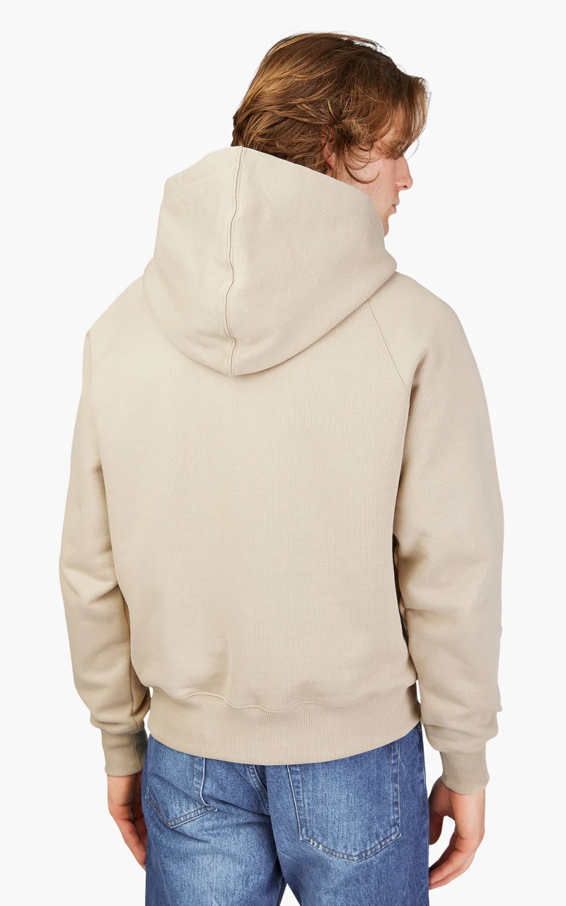 AMI Paris ADC Zipped Hoodie Champagne - Image 6