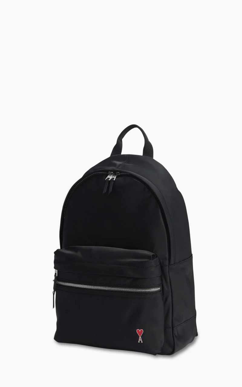 AMI Paris Ami De Coeur Backpack Black - Image 7