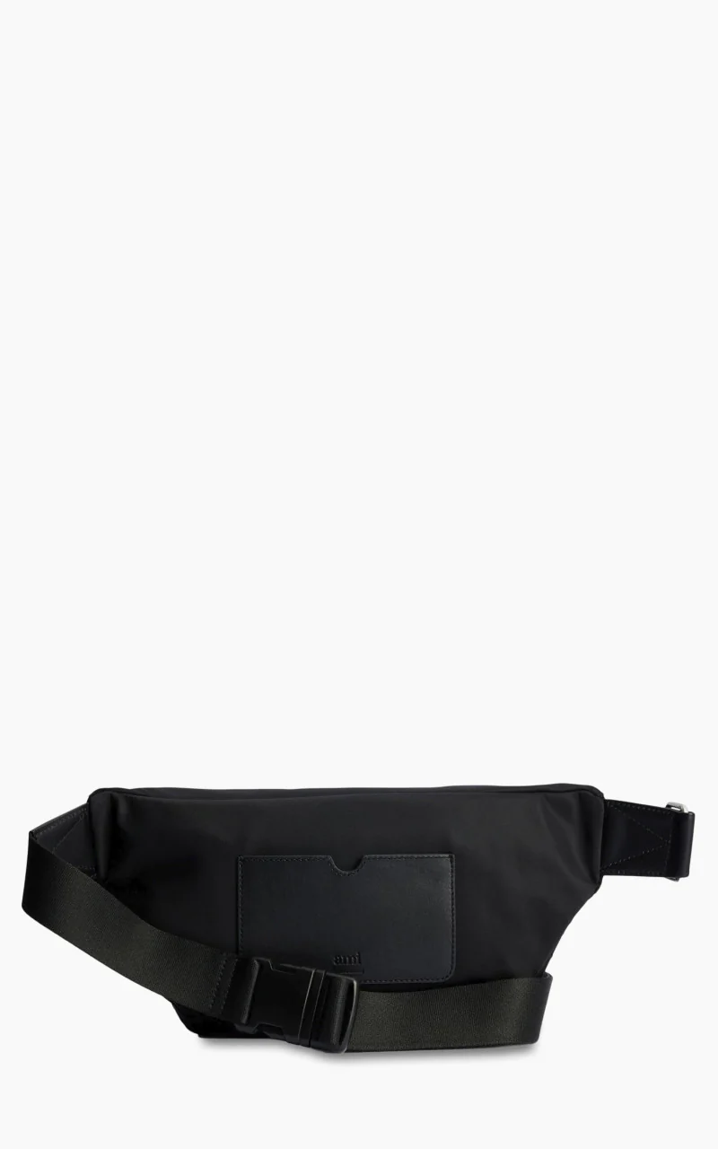 AMI Paris Ami De Coeur Bumbag Black - Image 4