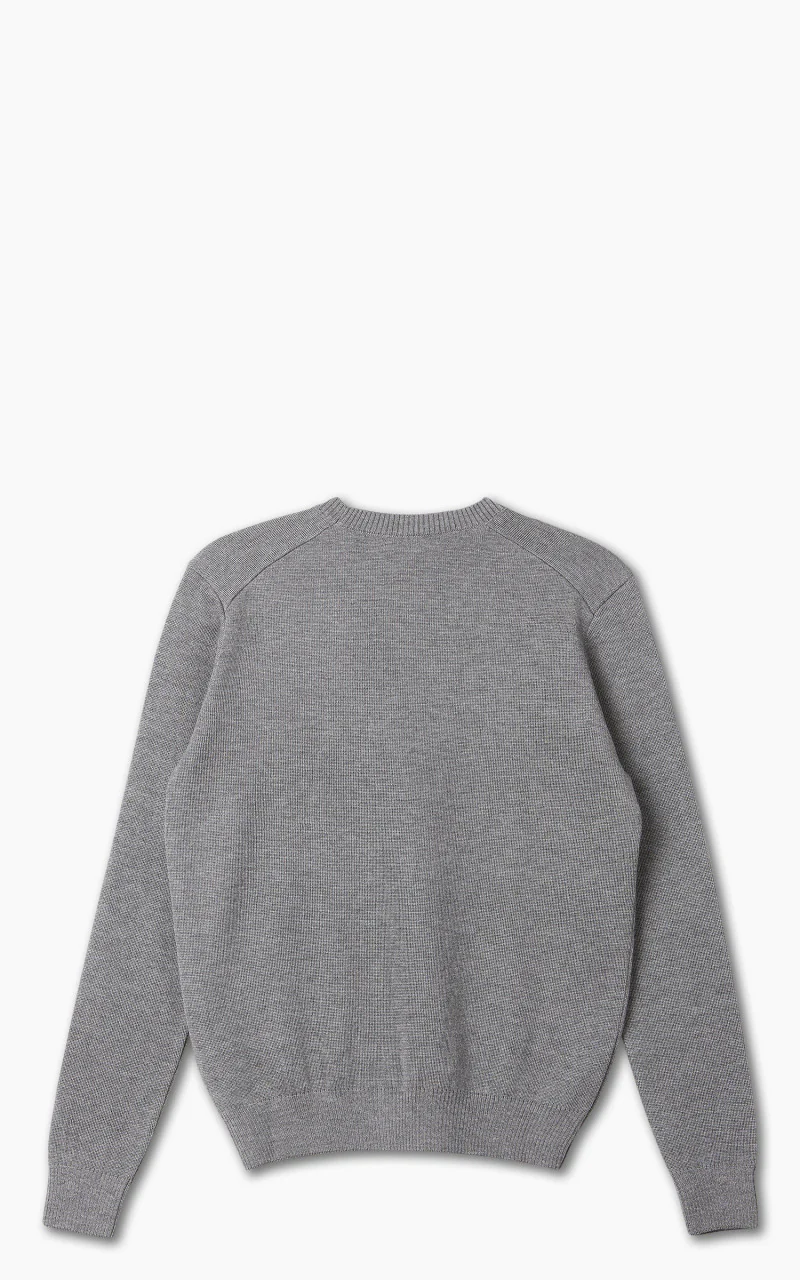 AMI Paris Ami De Coeur Crewneck Sweater Merino Wool Medium Heather - Image 3