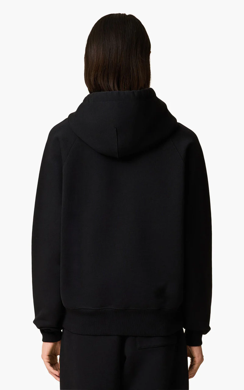 AMI Paris Ami De Coeur Hoodie Black - Image 4