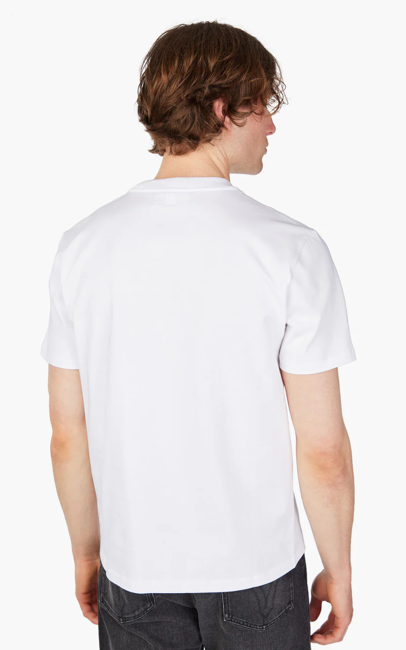 AMI Paris Ami De Coeur Paris T-Shirt White - Image 6