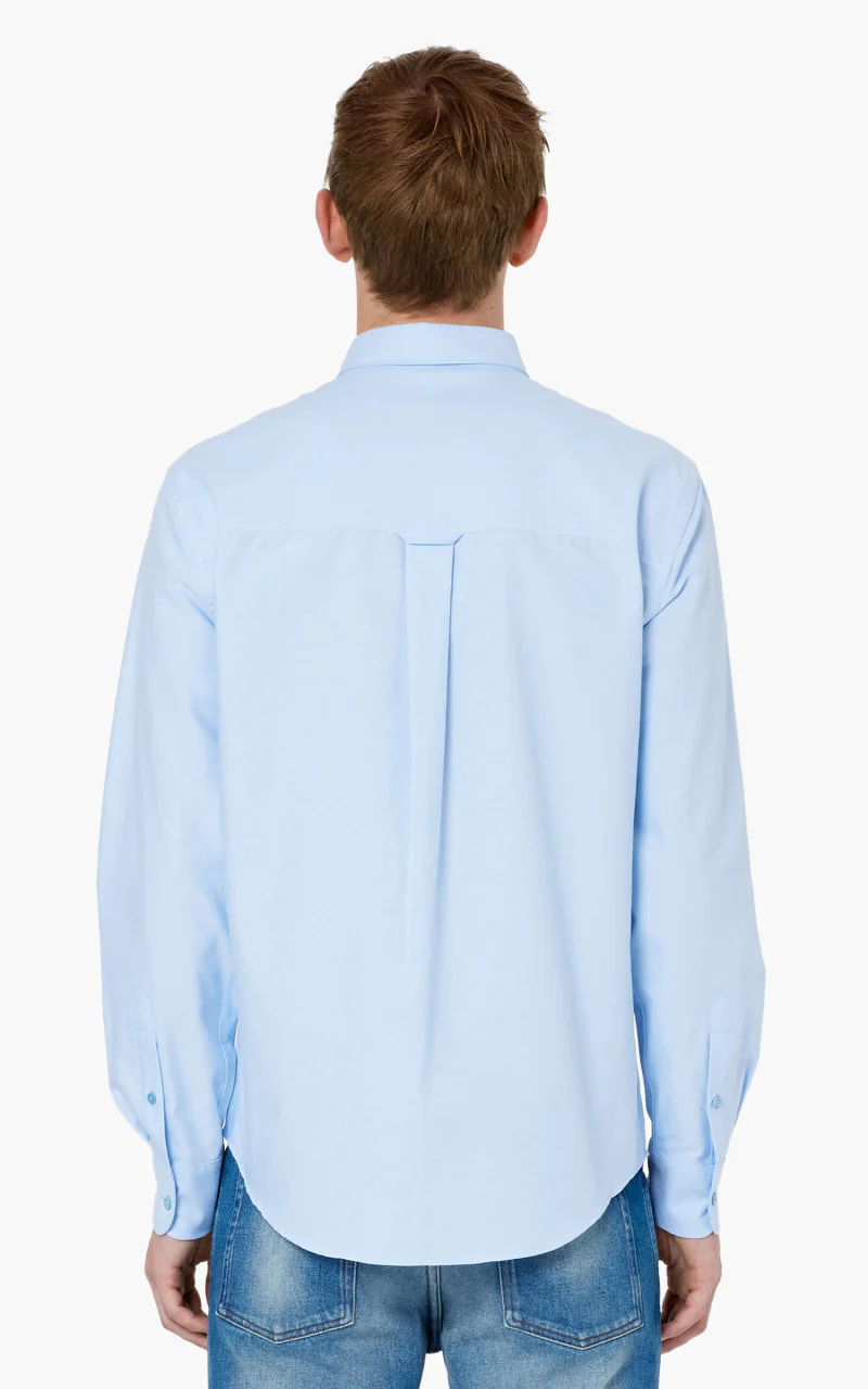 AMI Paris Ami De Coeur Shirt Sky Blue - Image 3