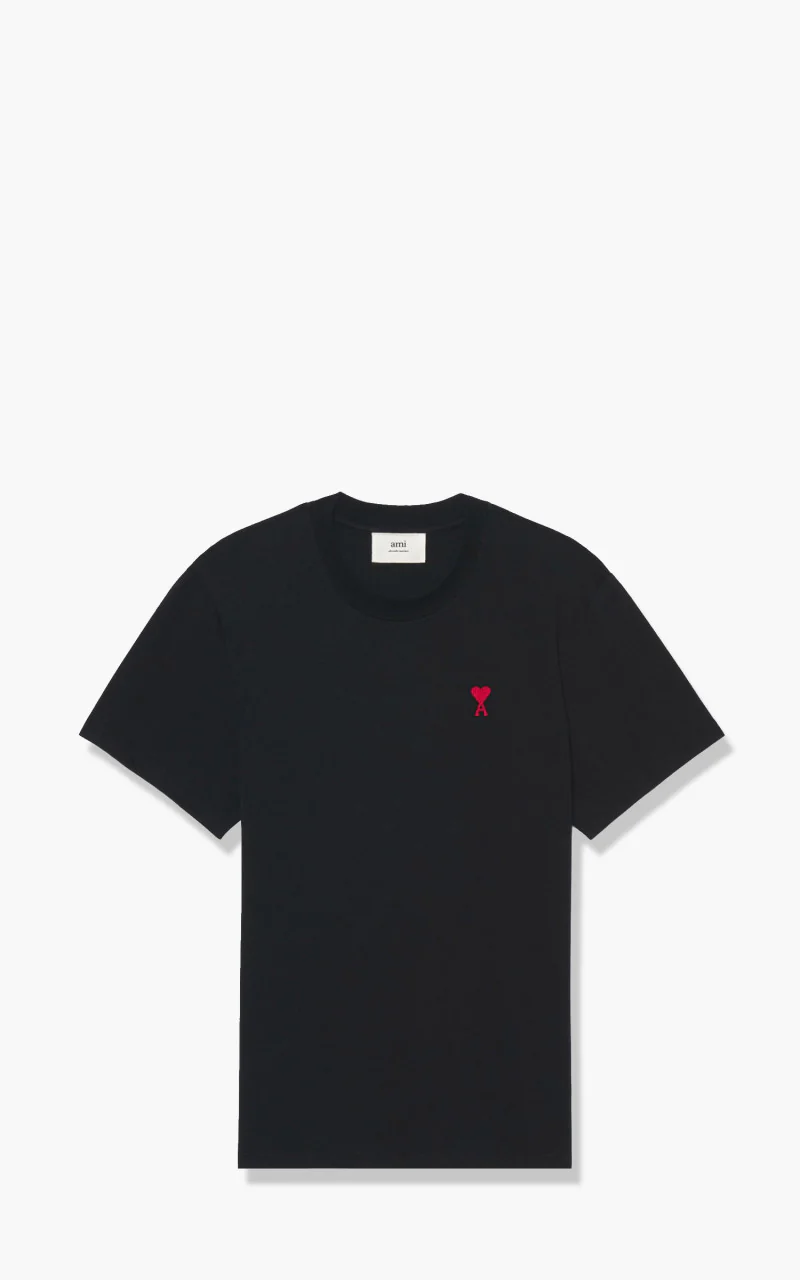 AMI Paris Ami De Coeur T-Shirt Black