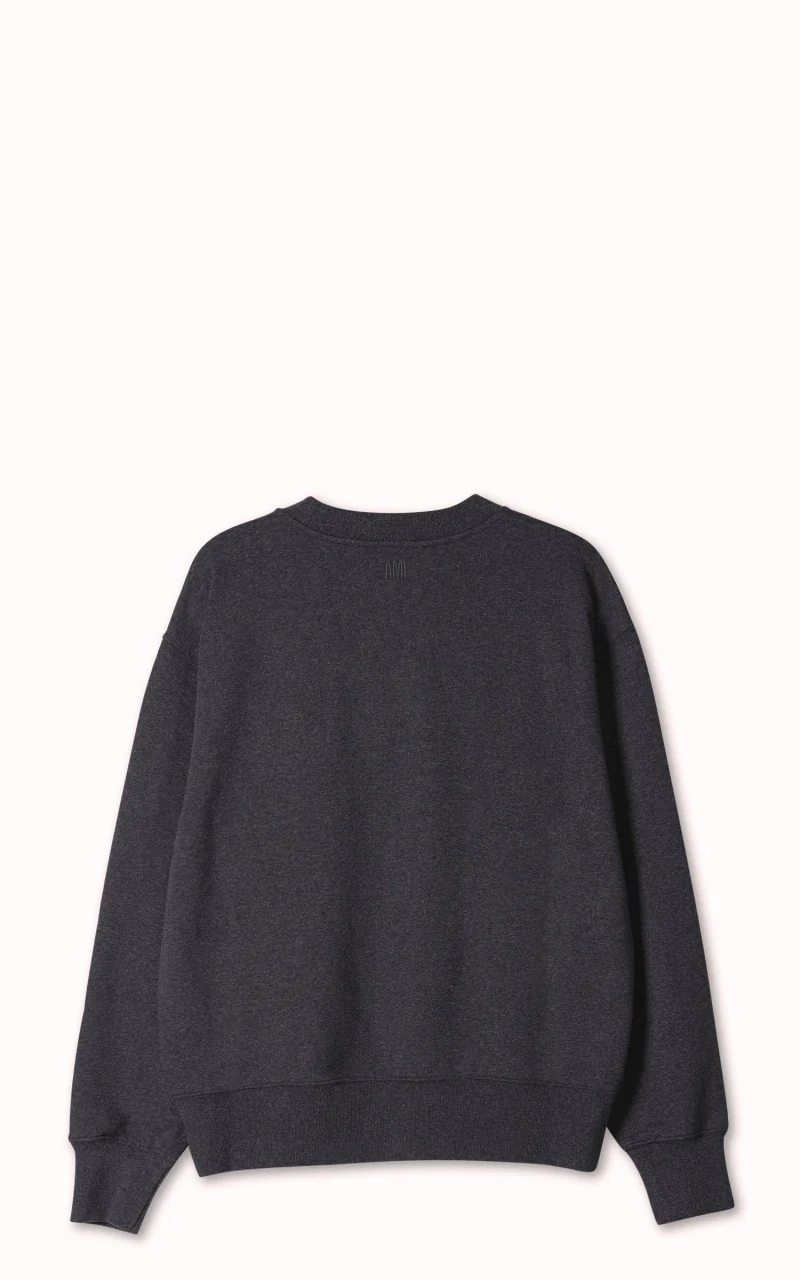 AMI Paris Ami Paris FR Patch Sweatshirt Anthracite - Image 3