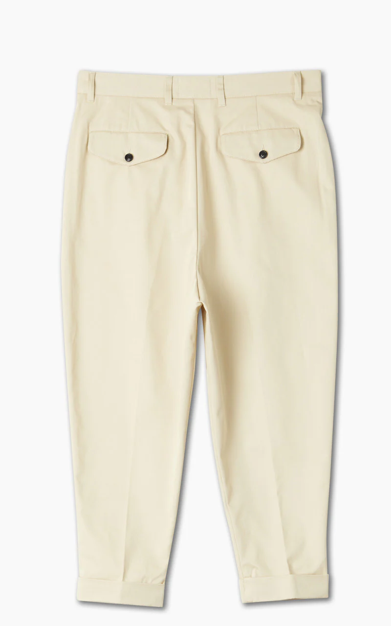 AMI Paris Carrot Trousers Vanilla - Image 4