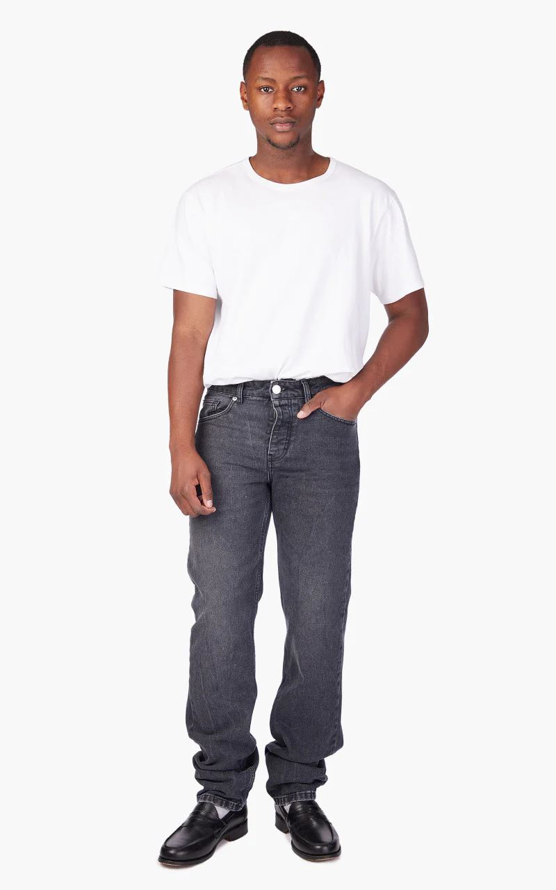 AMI Paris Classic Fit Jeans Used Black - Image 2