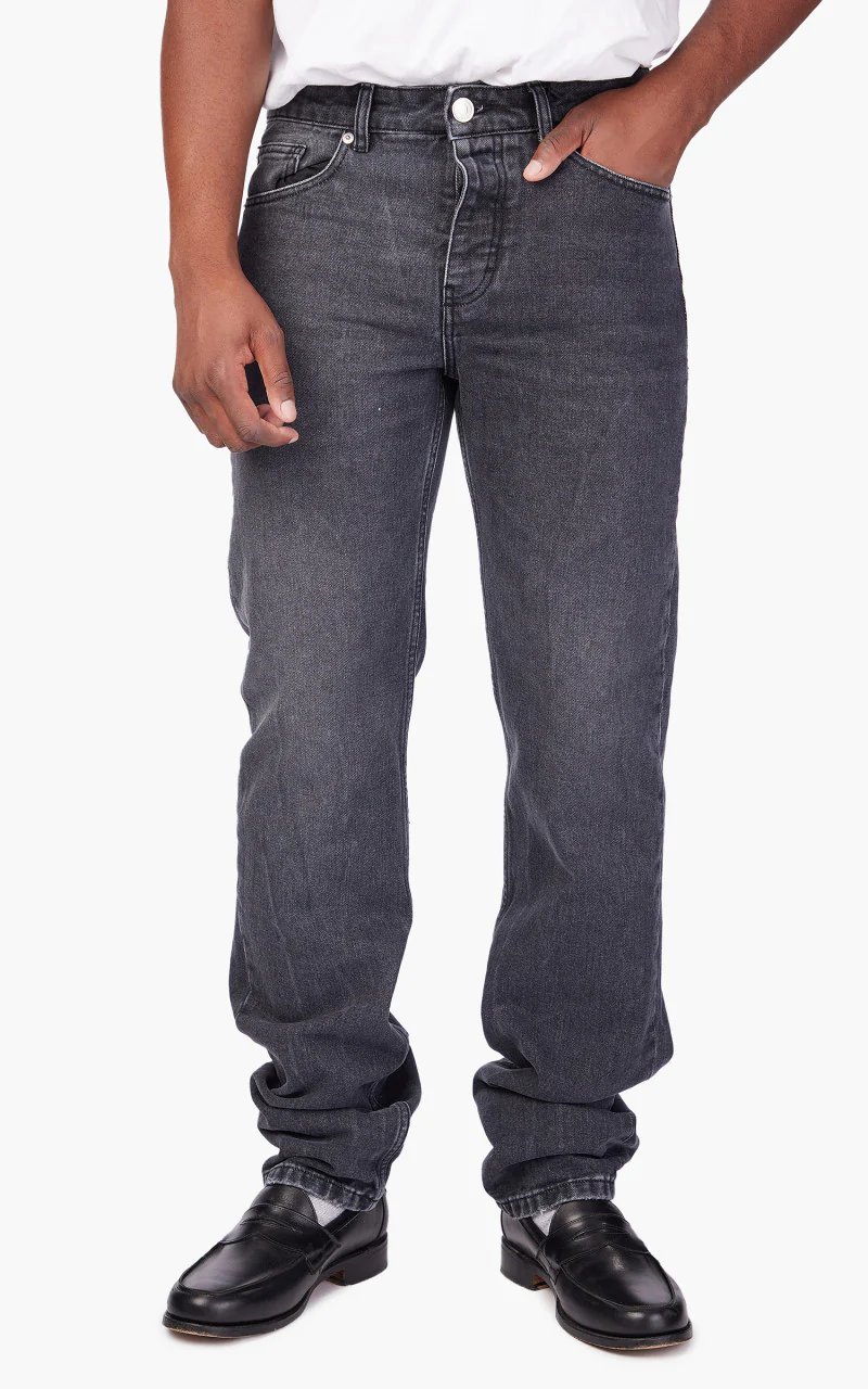 AMI Paris Classic Fit Jeans Used Black - Image 4