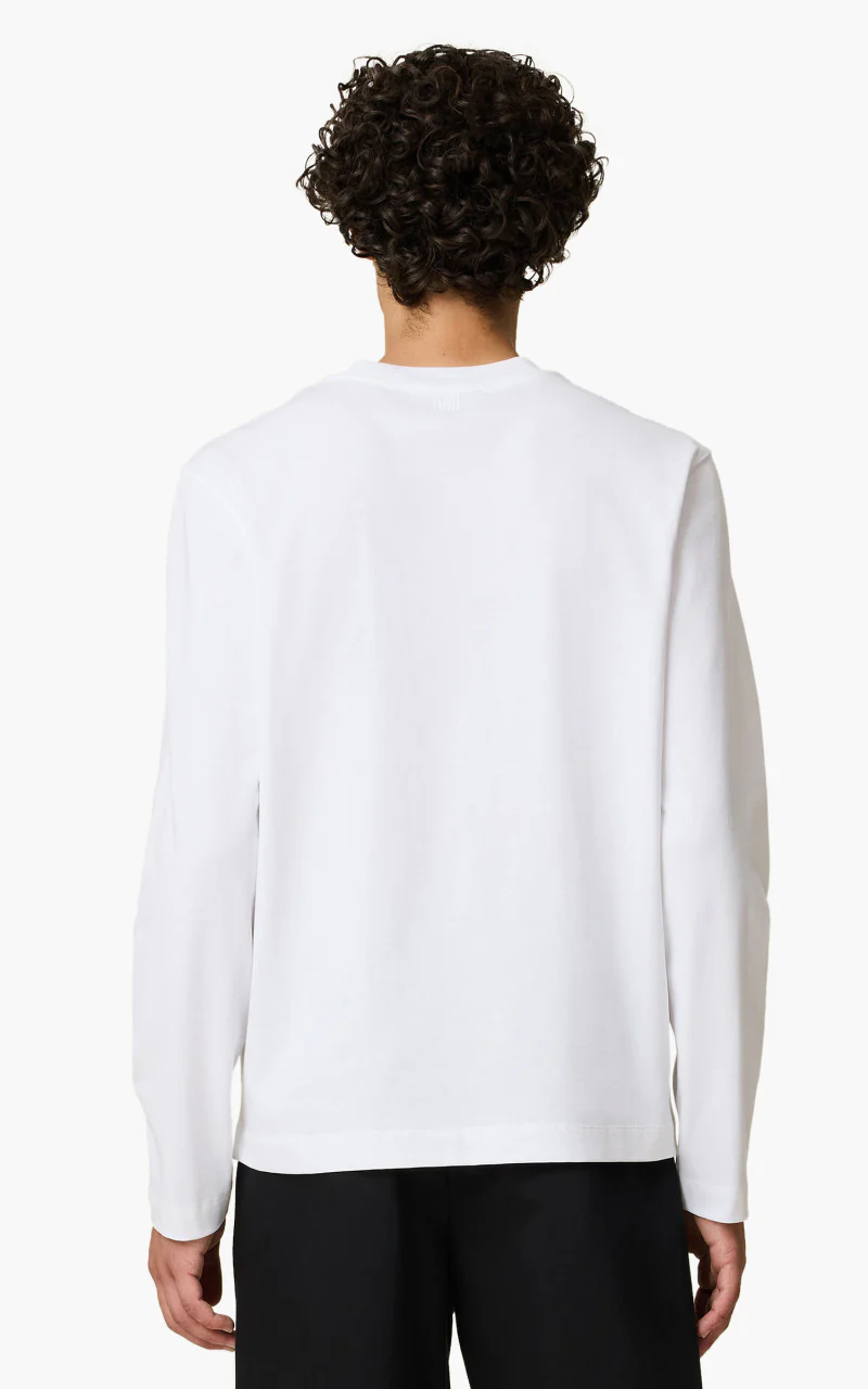 AMI Paris Long Sleeves ADC T-Shirt White - Image 4