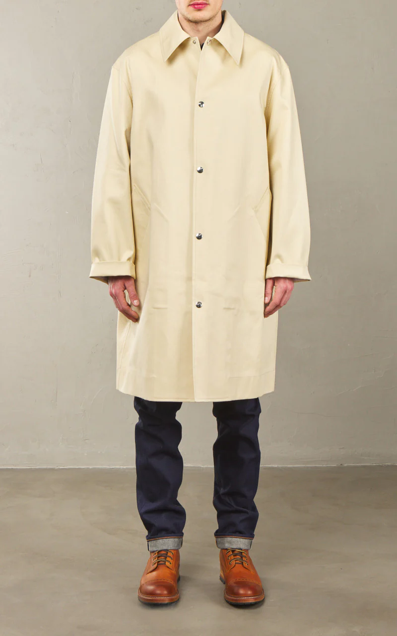 AMI Paris Mac Coat Vanilla - Image 2
