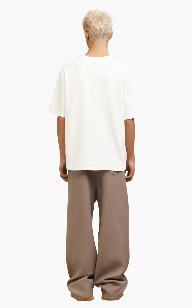 AMI Paris Red Ami De Coeur Boxy Fit T-Shirt White - Image 4