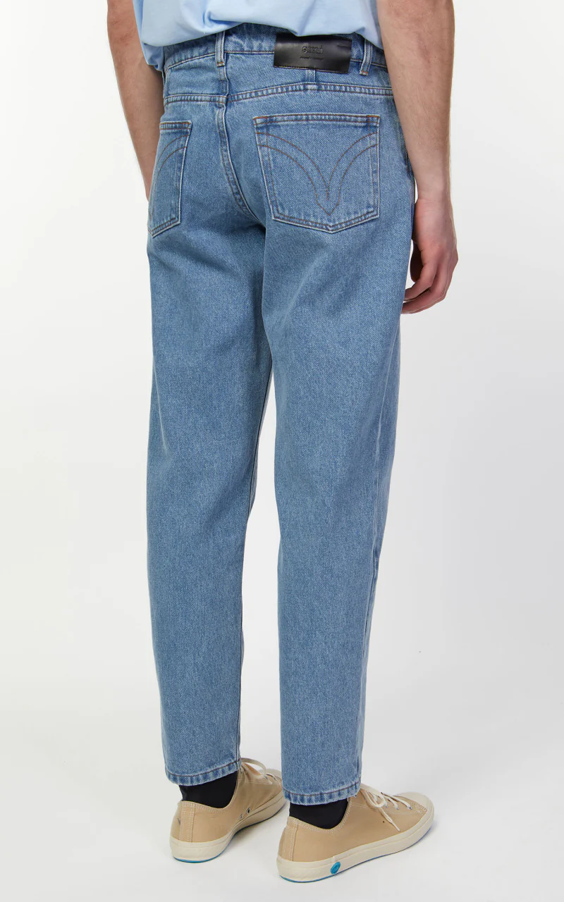 AMI Paris Tapered Fit Jeans 448 Bleach - Image 6