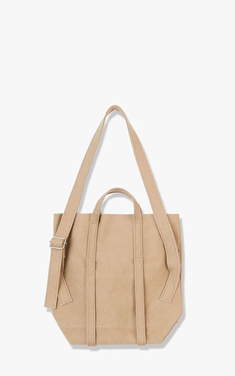 Amiacalva A150 Canvas 2Way Messenger Bag S Taupe - Image 2