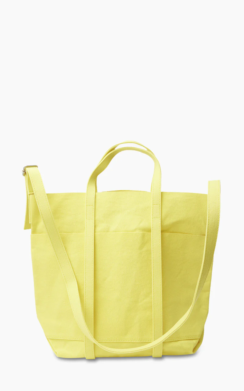 Amiacalva A161 Light Ounce Canvas 2-Way Tote Yellow - Image 2