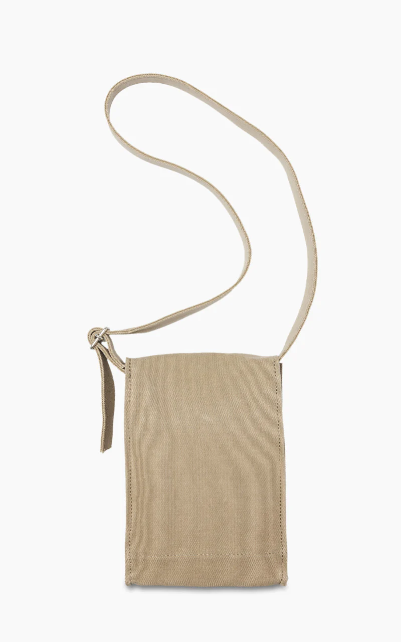 Amiacalva Washed Canvas Shoulder Bag S Beige - Image 2