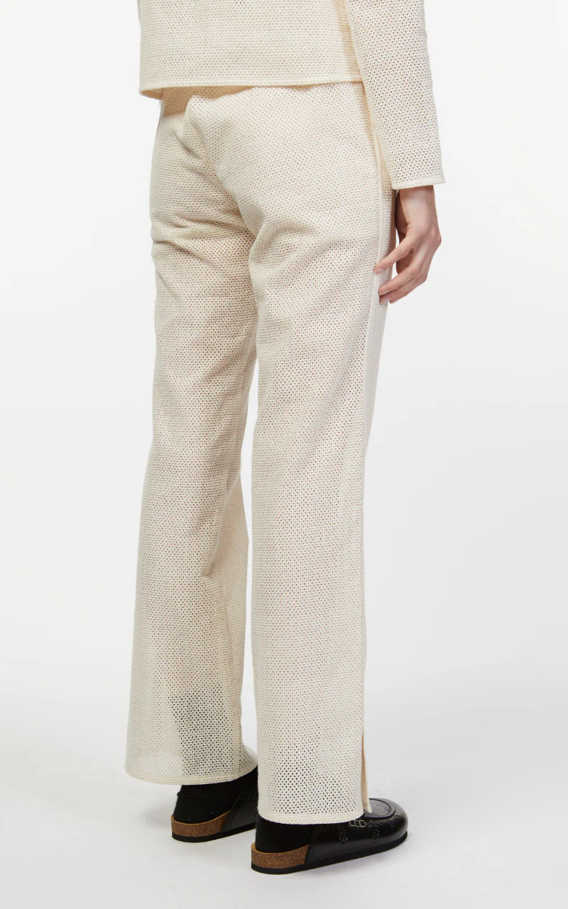 Amomento Crochet Pants Ecru - Image 6