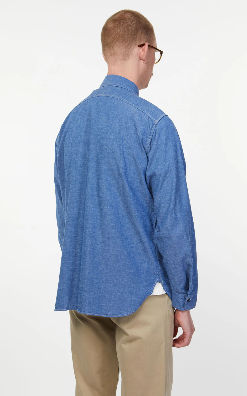 Anatomica Big Yank 1935 Shirt Blue - Image 6