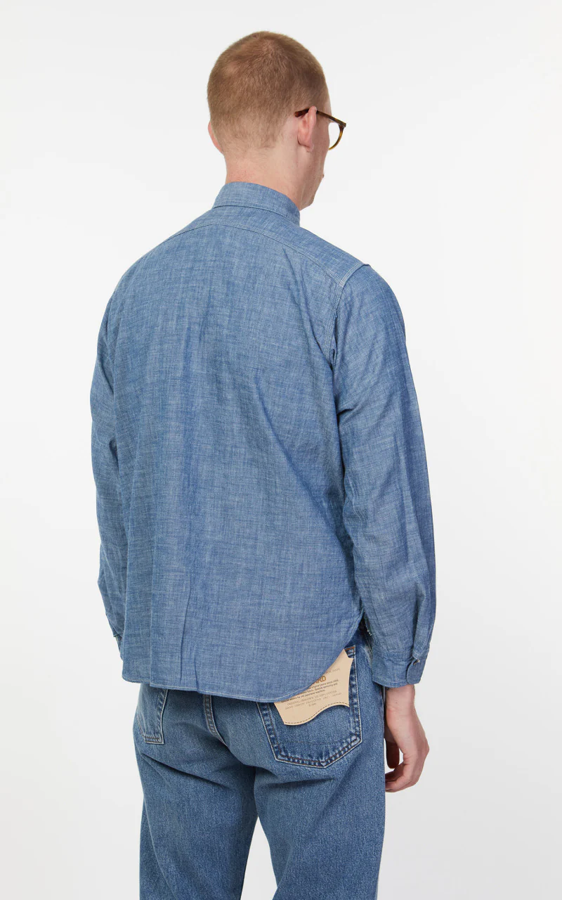 Anatomica Big Yank 1935 Shirt Indigo One Wash - Image 6