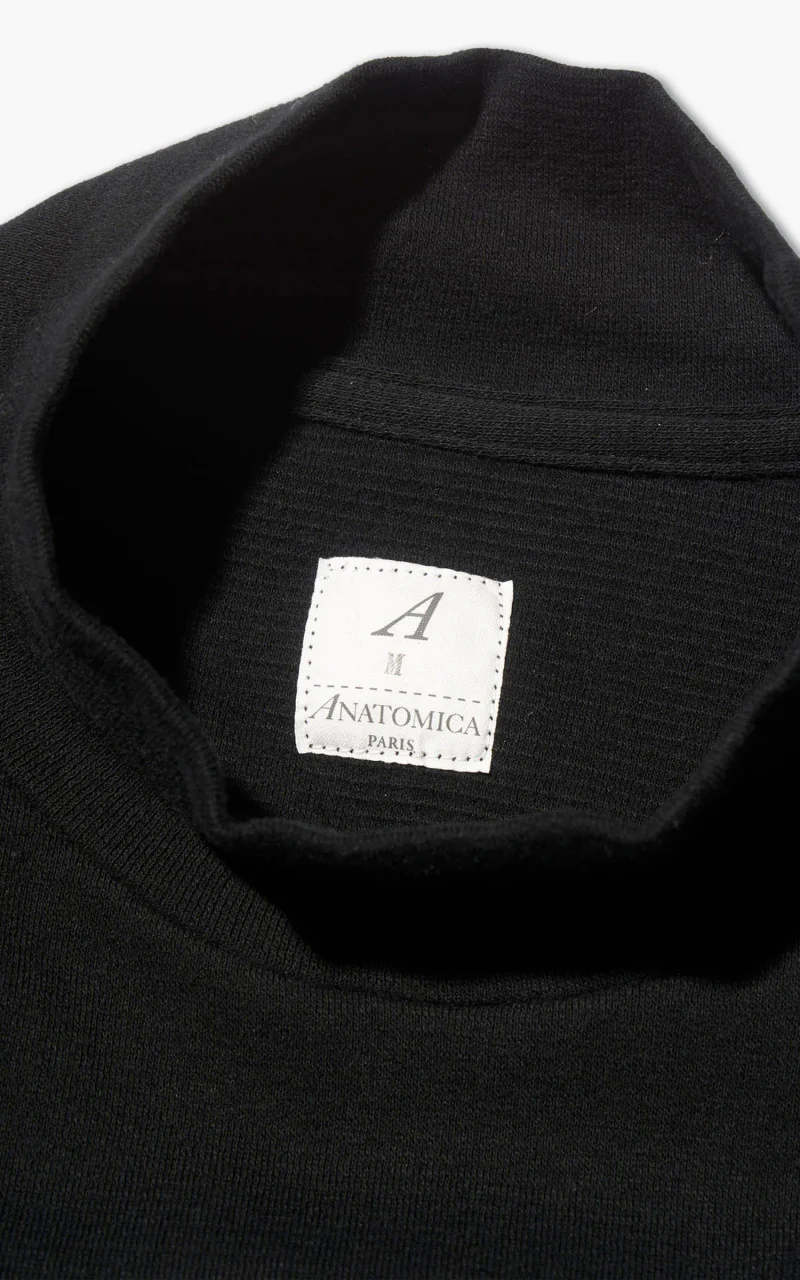 Anatomica Mock Neck Tee S/S Black - Image 5