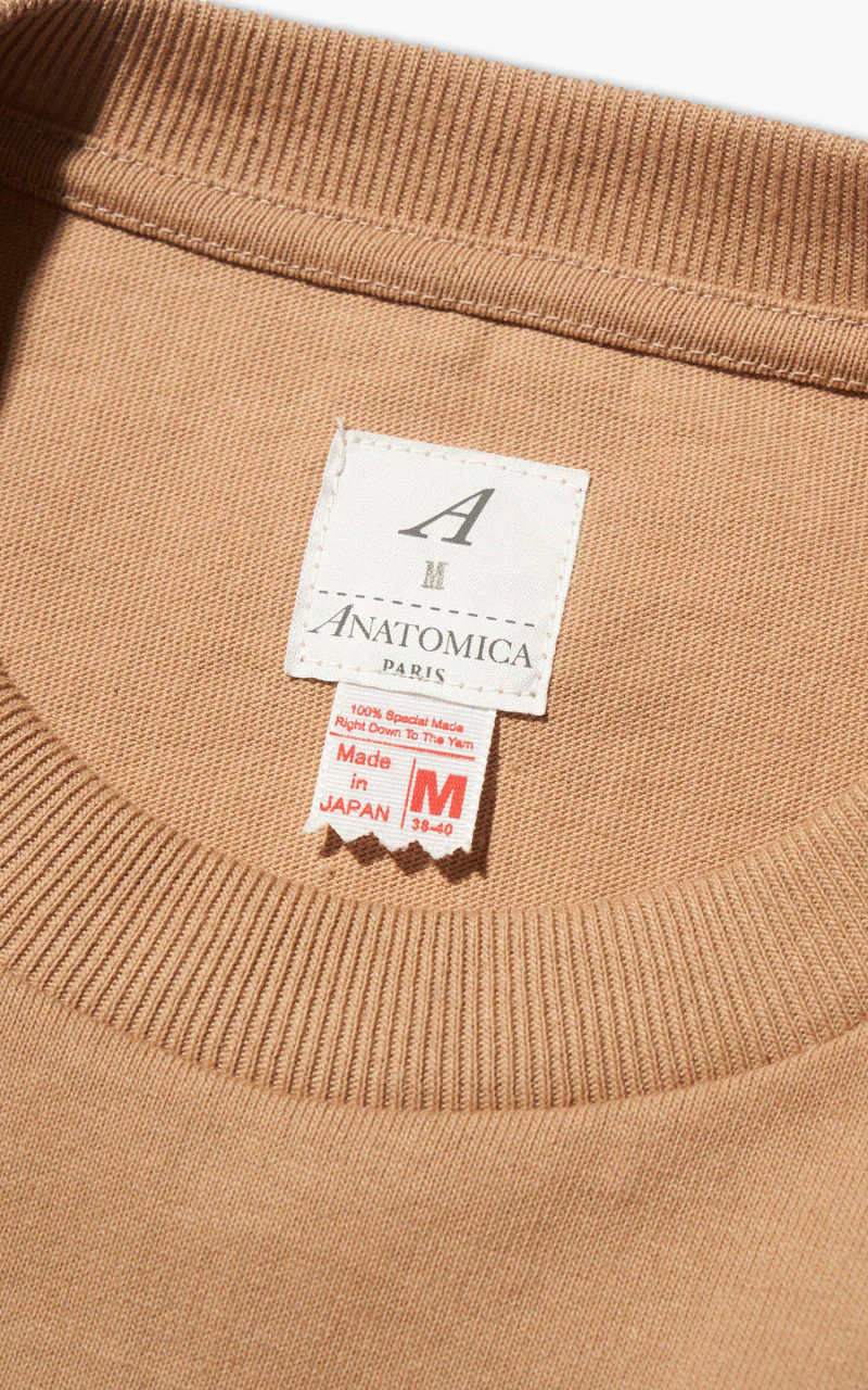 Anatomica Pocket Tee Sand - Image 4