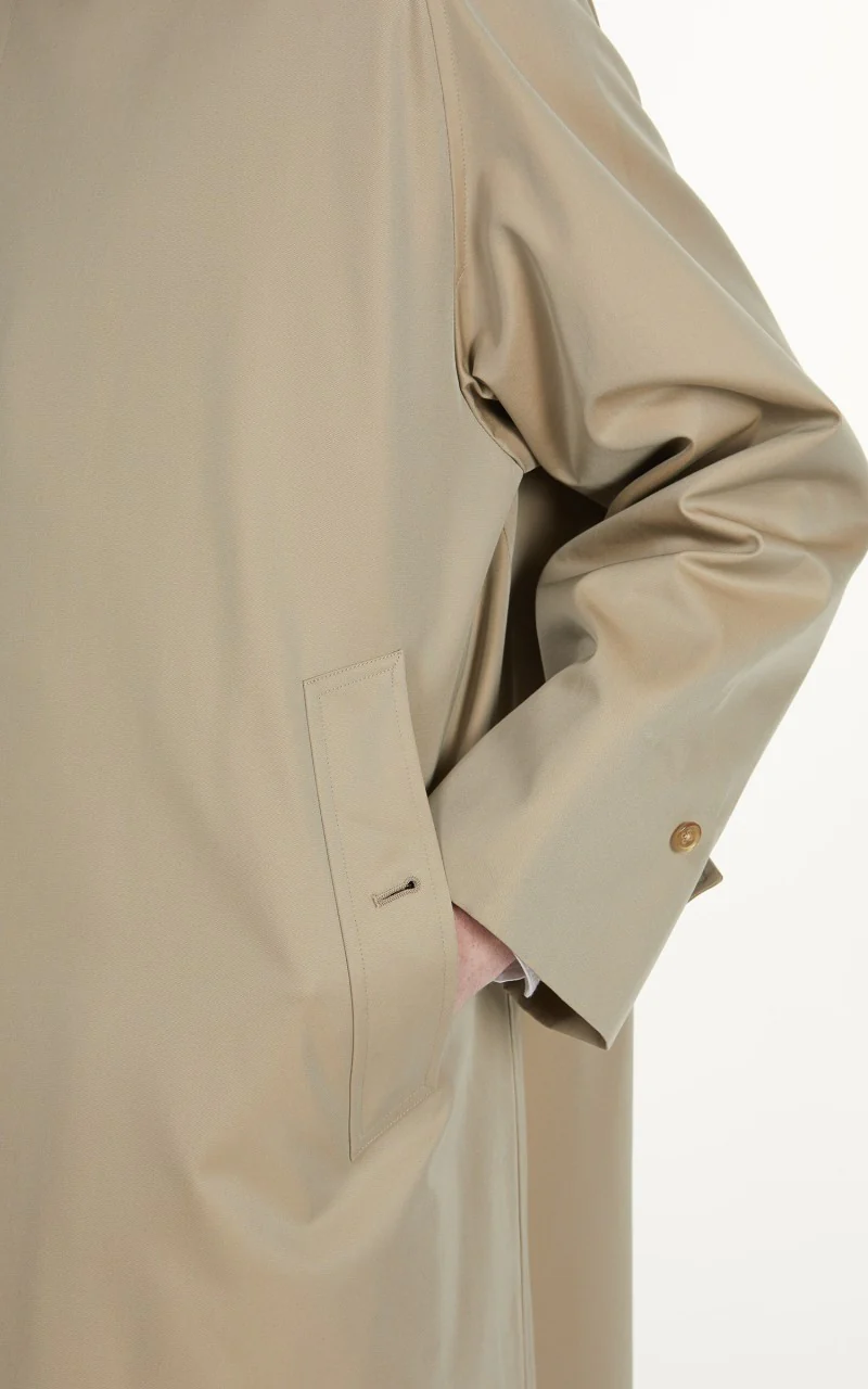 Anatomica Single Raglan I Coat Gabardine Beige - Image 10