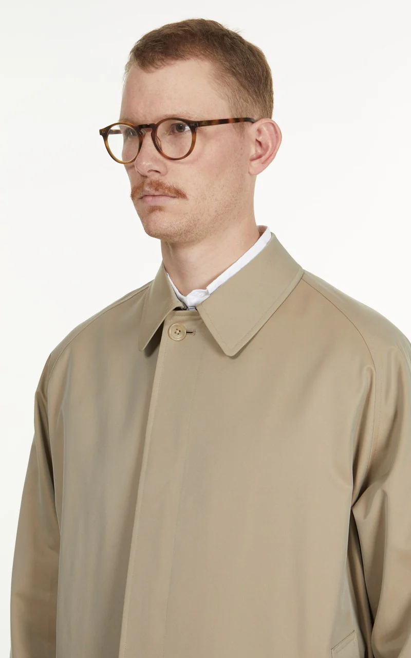 Anatomica Single Raglan I Coat Gabardine Beige - Image 11